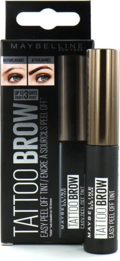Maybelline New York - Tattoo Brow Peel-Off Wenkbrauwgel - 25 Chocolate Brown - Bruin -Poeder - Foundation Winkel 553x1200 4