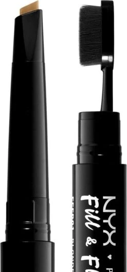 NYX Professional Makeup Fill & Fluff Eyebrow Pomade Pencil - FFEP01 Blonde - Wenkbrauwpotlood - 0,2 Gr -Poeder - Foundation Winkel 560x1200 8