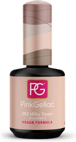 Pink Gellac - Milky Taupe - Gellak - Vegan - Taupe - Glanzend - 15ml -Poeder - Foundation Winkel 645x1200 4