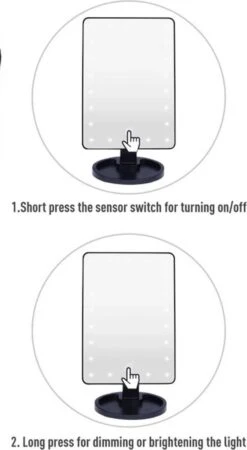 Merkloos Make Up Spiegel - Make Up Spiegel Met Verlichting - 16 LED Lampen - Make Up Organizer - Scheerspiegel - 9 Merkloos Make Up Spiegel - Make Up Spiegel Met Verlichting - 16 LED Lampen - Make Up Organizer - Scheerspiegel - -Poeder - Foundation Winkel 658x1200 2