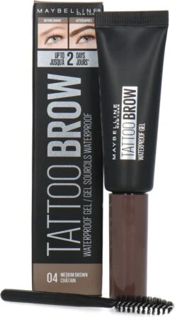 Maybelline Tattoo Brow Waterproof Wenkbrauwgel - 04 Medium Brown -Poeder - Foundation Winkel 663x1200 2