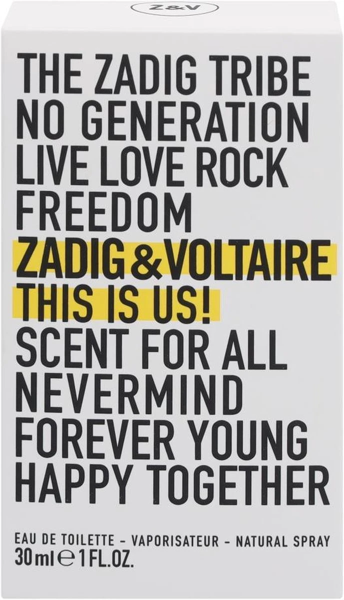Zadig & Voltaire This Is Us! 30 Ml - Eau De Toilette - Unisex 7 Zadig & Voltaire This Is Us! 30 Ml - Eau De Toilette - Unisex - Afbeelding 5