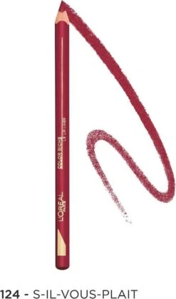 L’Oréal Paris Color Riche Lipliner - 124 S'il Vous Plait - Rood Lippenpotlood -Poeder - Foundation Winkel 705x1200