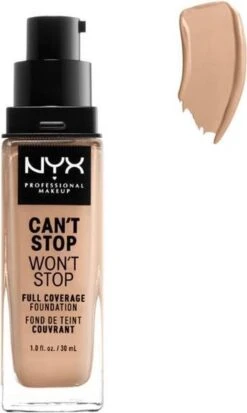 NYX Professional Makeup - Can't Stop Won't Stop Foundation - Natural -Poeder - Foundation Winkel 718x1200