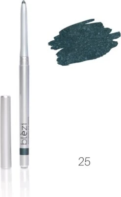 Blèzi® Automatic Eye Pencil 25 Emerald Blue - Oogpotlood Waterproof - Groen Blauw -Poeder - Foundation Winkel 739x1200 3