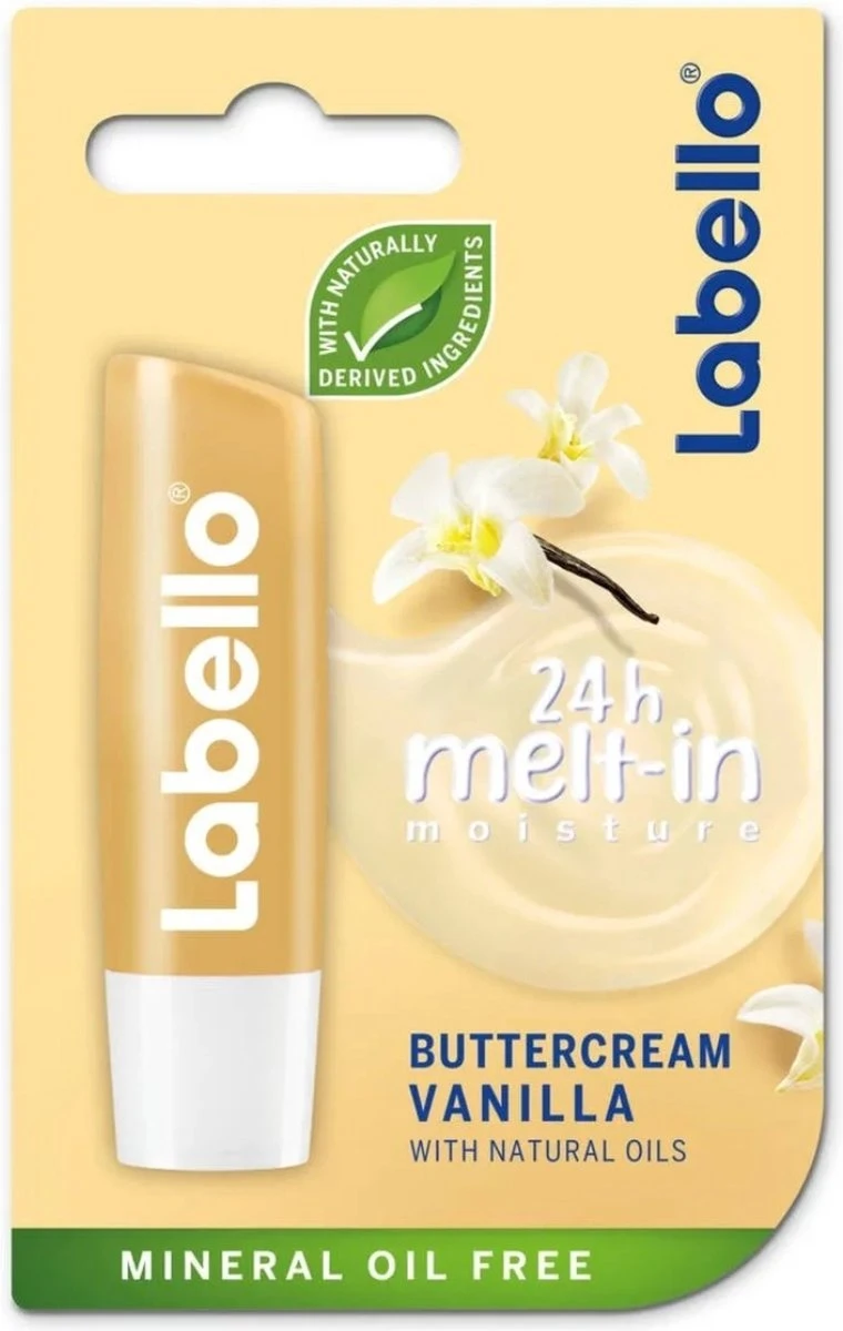 Labello Lippenbalsem Vanilla Buttercream Blister 3 Labello Lippenbalsem Vanilla Buttercream Blister