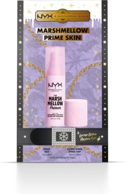 NYX Professional Makeup - Holidays 2022 Mrs Claus - Marshmellow Primer Giftset - Primer & Sponsje -Poeder - Foundation Winkel 784x1200