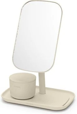 Brabantia ReNew Make-up Spiegel - Met Accessoireschaal - Soft Beige -Poeder - Foundation Winkel 811x1200 1
