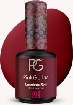 Pink Gellac - Luscious Red - Gellak - Rood - 15 Ml