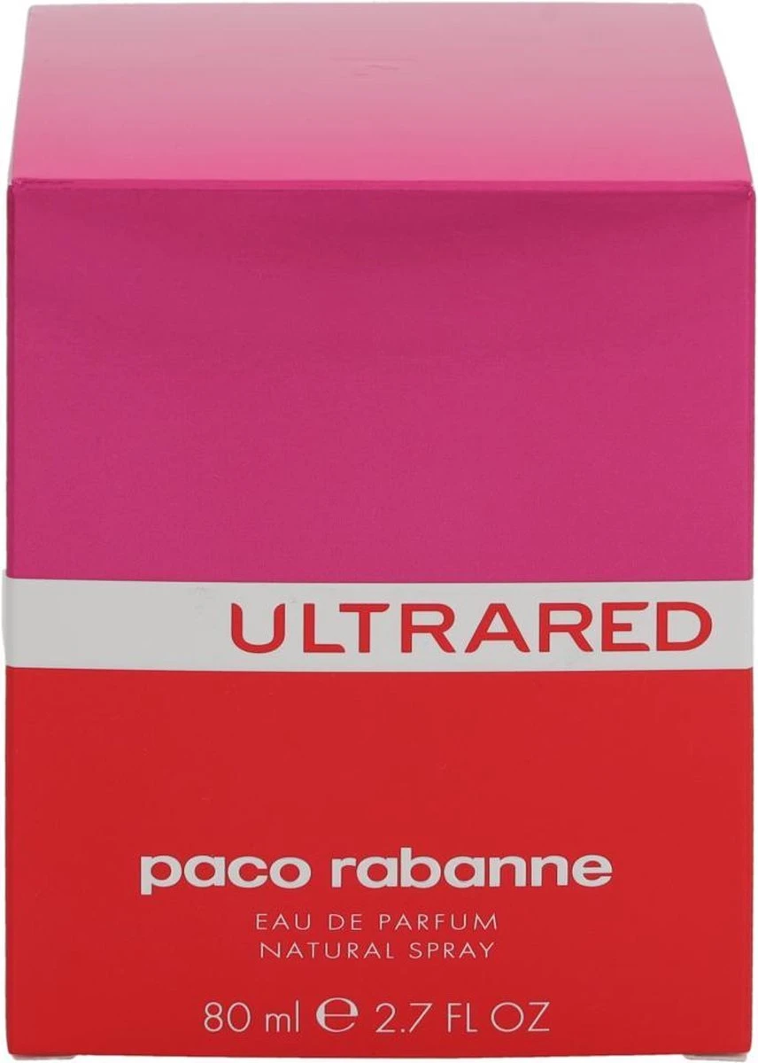 Paco Rabanne Ultrared - 80 Ml - Eau De Parfum Spray - Damesparfum 5 Paco Rabanne Ultrared - 80 Ml - Eau De Parfum Spray - Damesparfum - Afbeelding 3