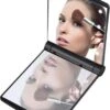 Compacte Make-up Spiegel- LED Mirror- Inklapbaar Met Verlichting- Draagbare Mini Make-up Spiegel -Poeder - Foundation Winkel 883x1200