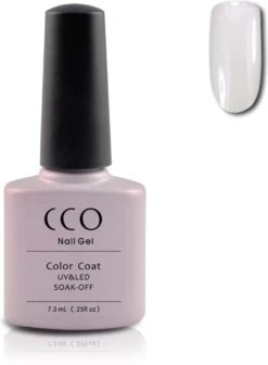 Cco Shellac-Moonlight & Roses-Transparant Wit Met Parelmoer- Gel Nagellak