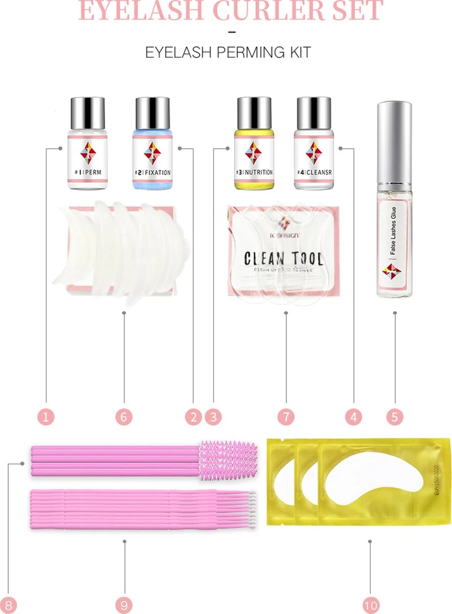 Merkloos Upgraded Wimper Lifting Set - Lash Lift Kit- Lashlift - Extra Uitgebreide Editie - 45 Delig 4 Merkloos Upgraded Wimper Lifting Set - Lash Lift Kit- Lashlift - Extra Uitgebreide Editie - 45 Delig - Afbeelding 2