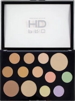 Makeup Revolution HD Pro Palette The Works - Light/Medium -Poeder - Foundation Winkel 896x1200 1