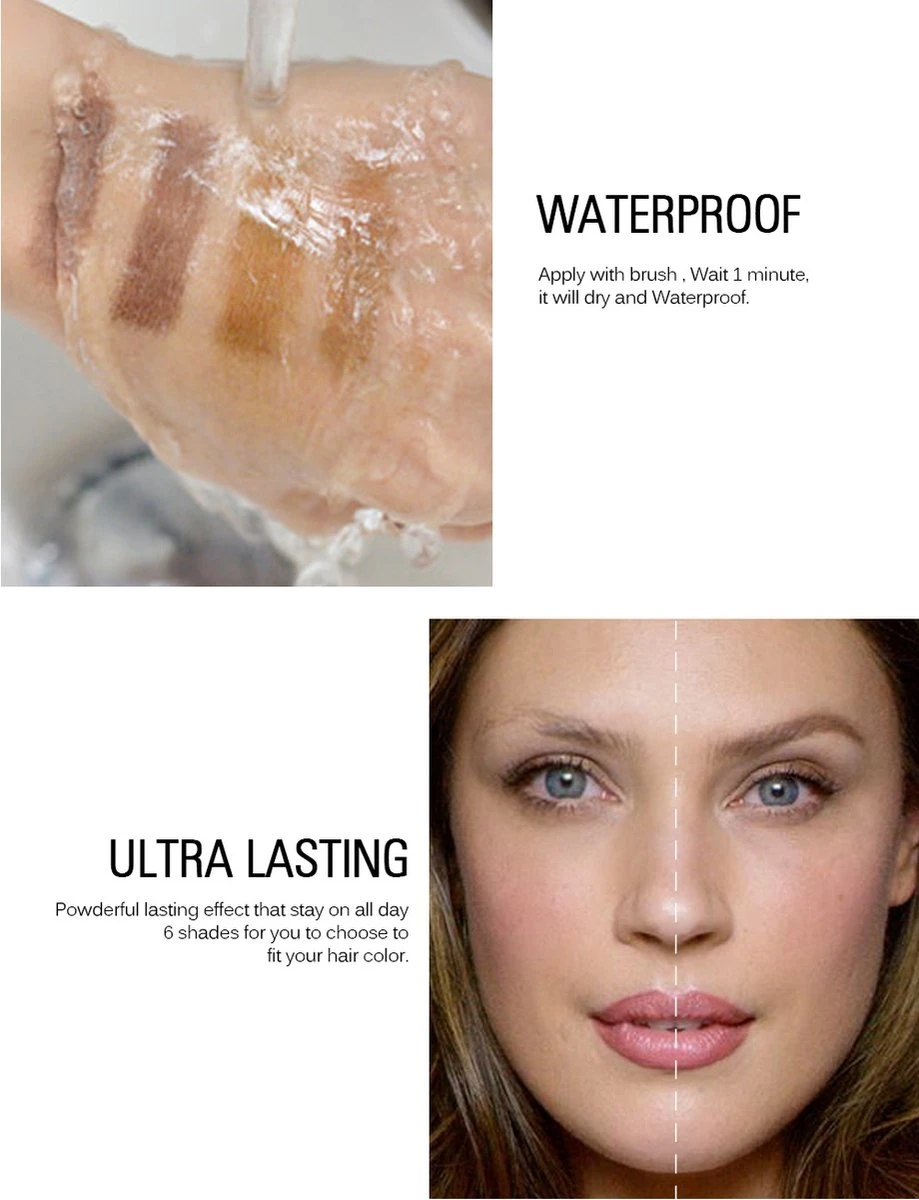 Sace Lady Tattoo Brow Peel-Off Gel - Brow Gel - Wenkbrauw Gel Mascara – Dark Brown #02 – Assortiment ‘Het Gemak’ 4 Sace Lady Tattoo Brow Peel-Off Gel - Brow Gel - Wenkbrauw Gel Mascara – Dark Brown #02 – Assortiment ‘Het Gemak’ - Afbeelding 2