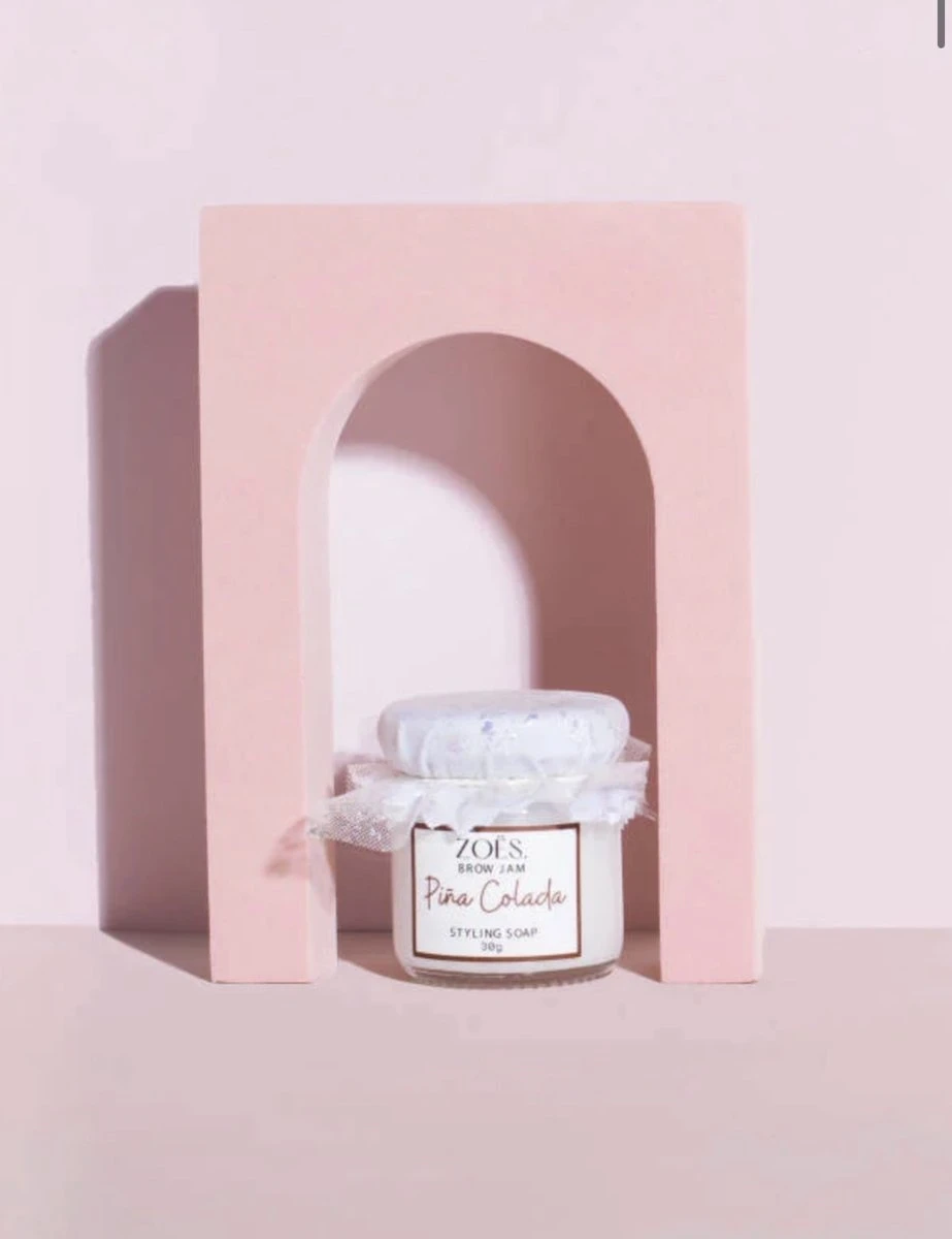 Zoes Cosmetics - Browjam - Browsoap - Wenkbrauwgel - Pina Colada 3 Zoes Cosmetics - Browjam - Browsoap - Wenkbrauwgel - Pina Colada