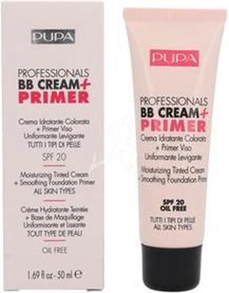 Pupa Milano Professionals BB Cream + Primer - 002 Sand 5 Pupa Milano Professionals BB Cream + Primer - 002 Sand - Afbeelding 3