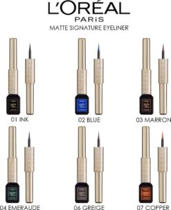 L'Oréal Paris Matte Signature Eyeliner Van Superliner – Matte Liquid Eyeliner – Waterproof - 06 Greige Signature – Grijs -Poeder - Foundation Winkel 976x1200 2